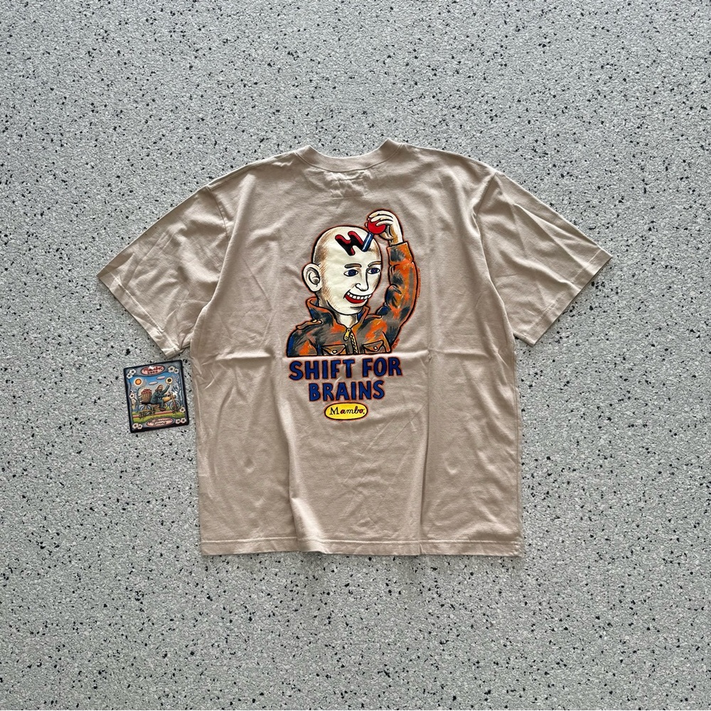 NWT Vintage 2000 Mambo Graphic T-Shirt "Shift For Brains" Rare Australia Tee XL